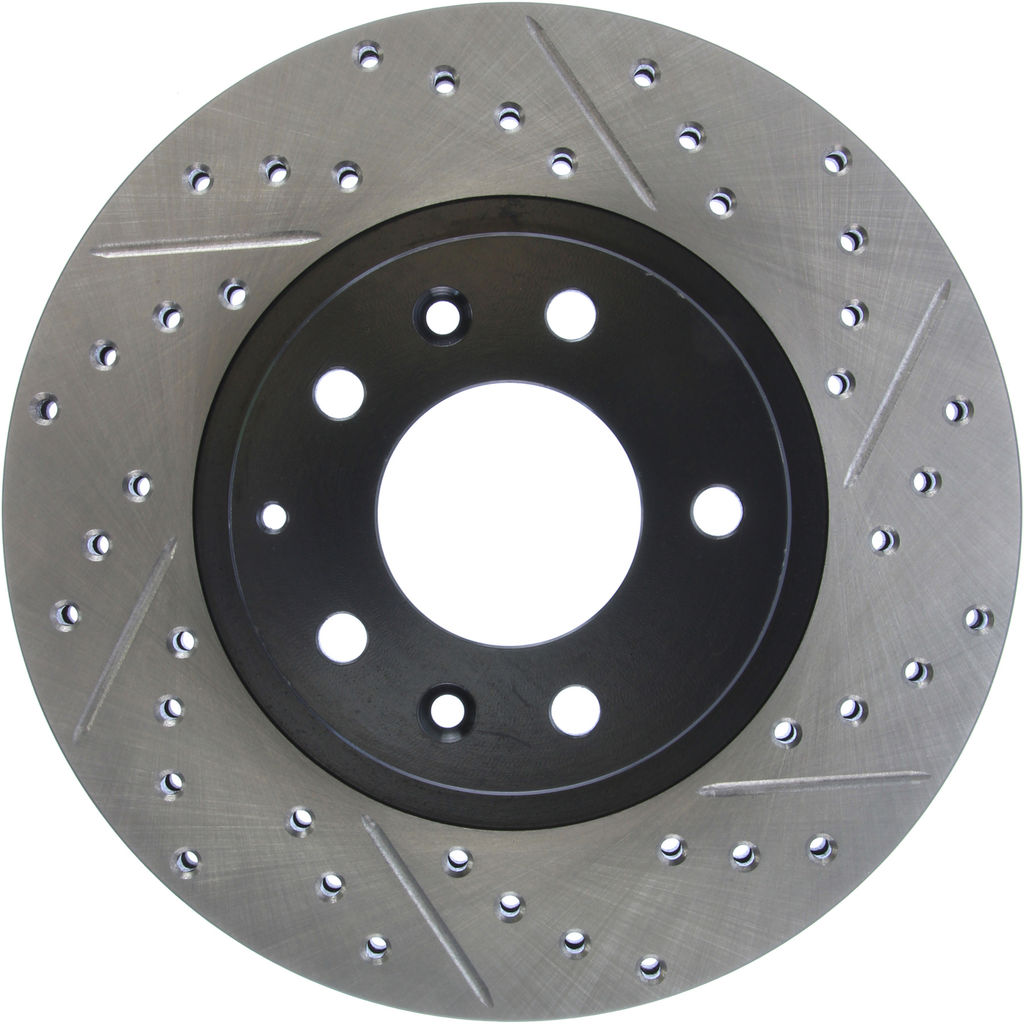 Stoptech 127.45075L - Sport Drilled and Slotted Brake Rotor