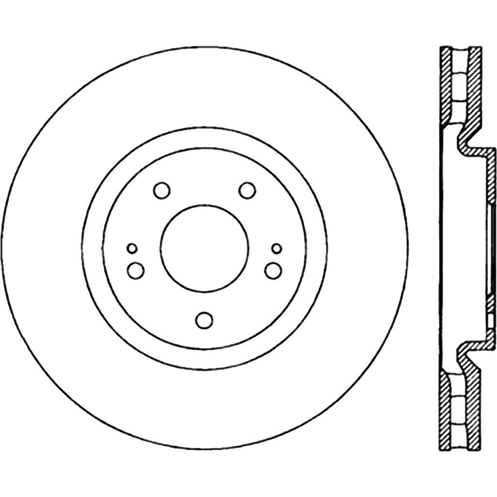 Sport Drilled and Slotted Brake Rotor