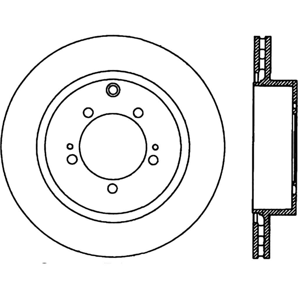 Sport Drilled and Slotted Brake Rotor