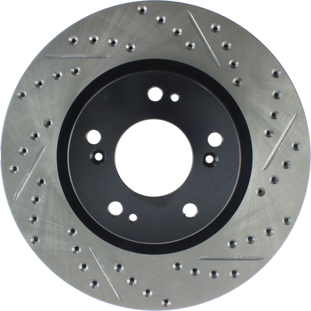 Stoptech 127.46068L - Sport Drilled and Slotted Brake Rotor