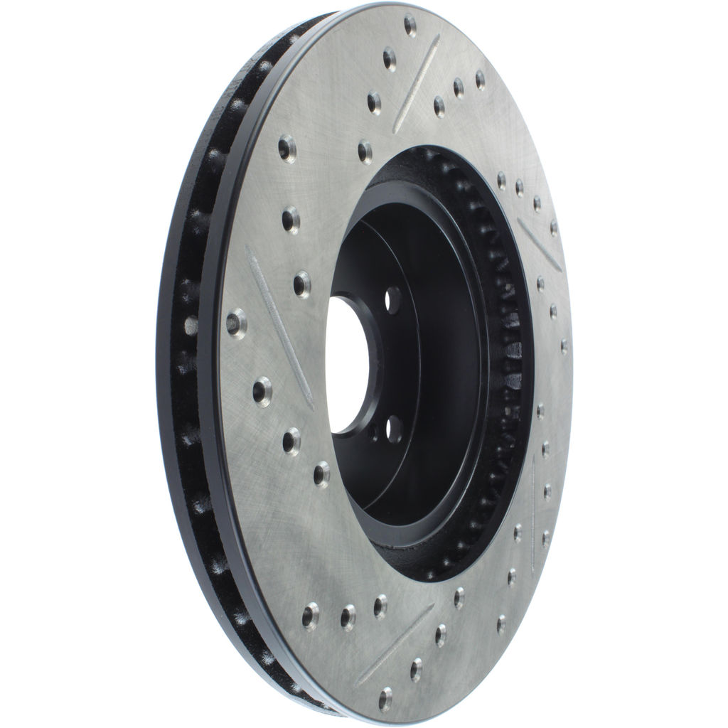 Stoptech 127.47012L - Sport Drilled and Slotted Brake Rotor