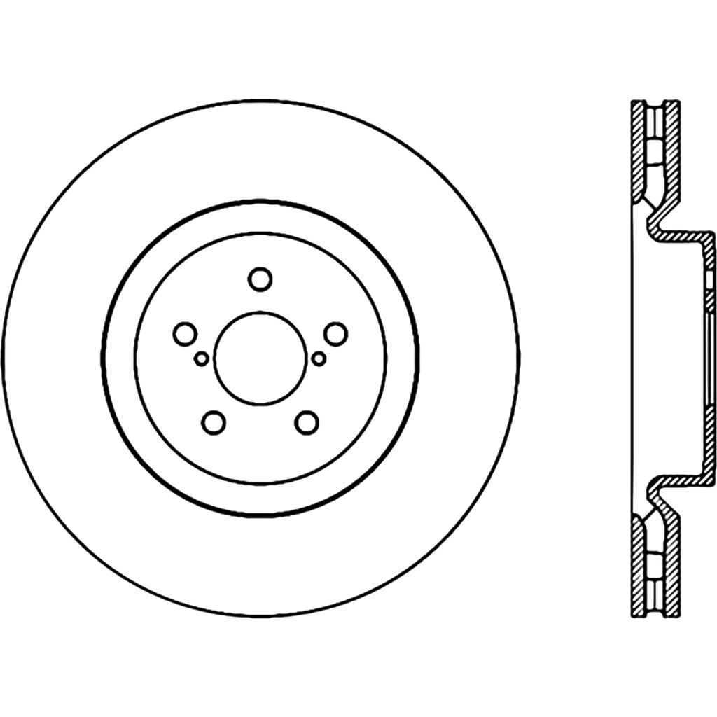Sport Drilled and Slotted Brake Rotor