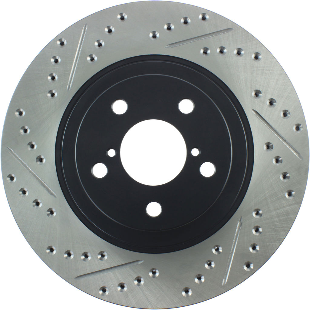 Stoptech 127.47021R - Sport Drilled and Slotted Brake Rotor