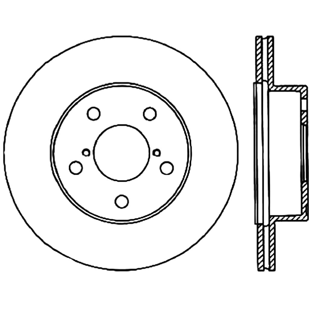 Sport Drilled and Slotted Brake Rotor