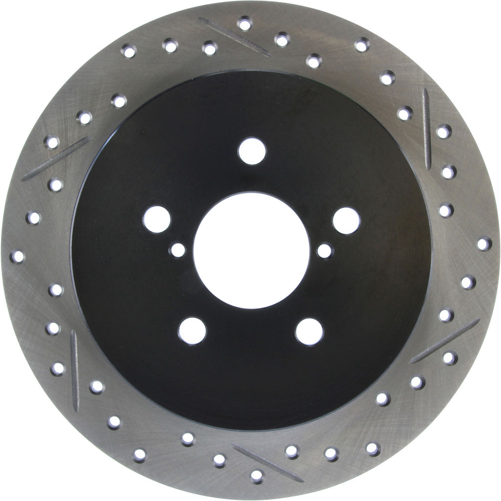 Stoptech 127.47026L - Sport Drilled and Slotted Brake Rotor