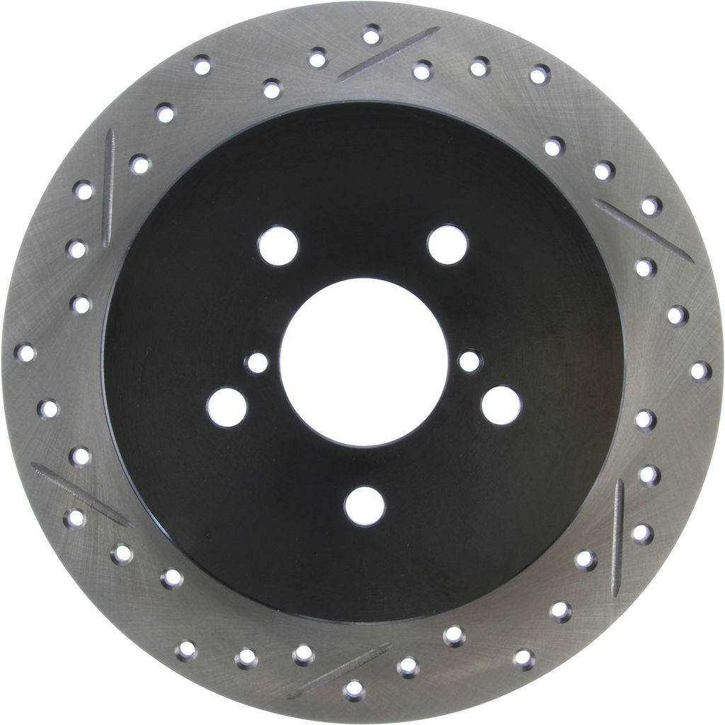 Stoptech 127.47026R - Sport Drilled and Slotted Brake Rotor