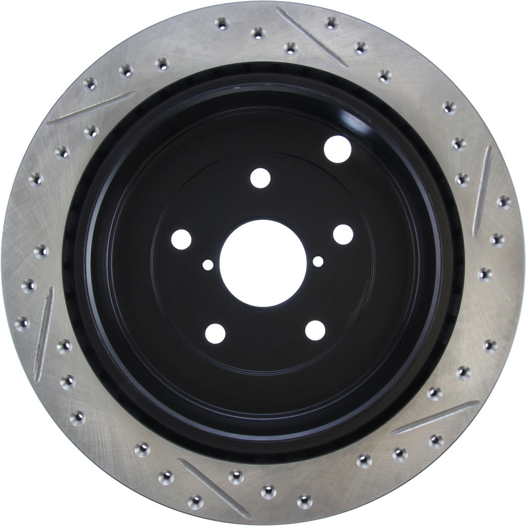 Stoptech 127.47028R - Sport Drilled and Slotted Brake Rotor