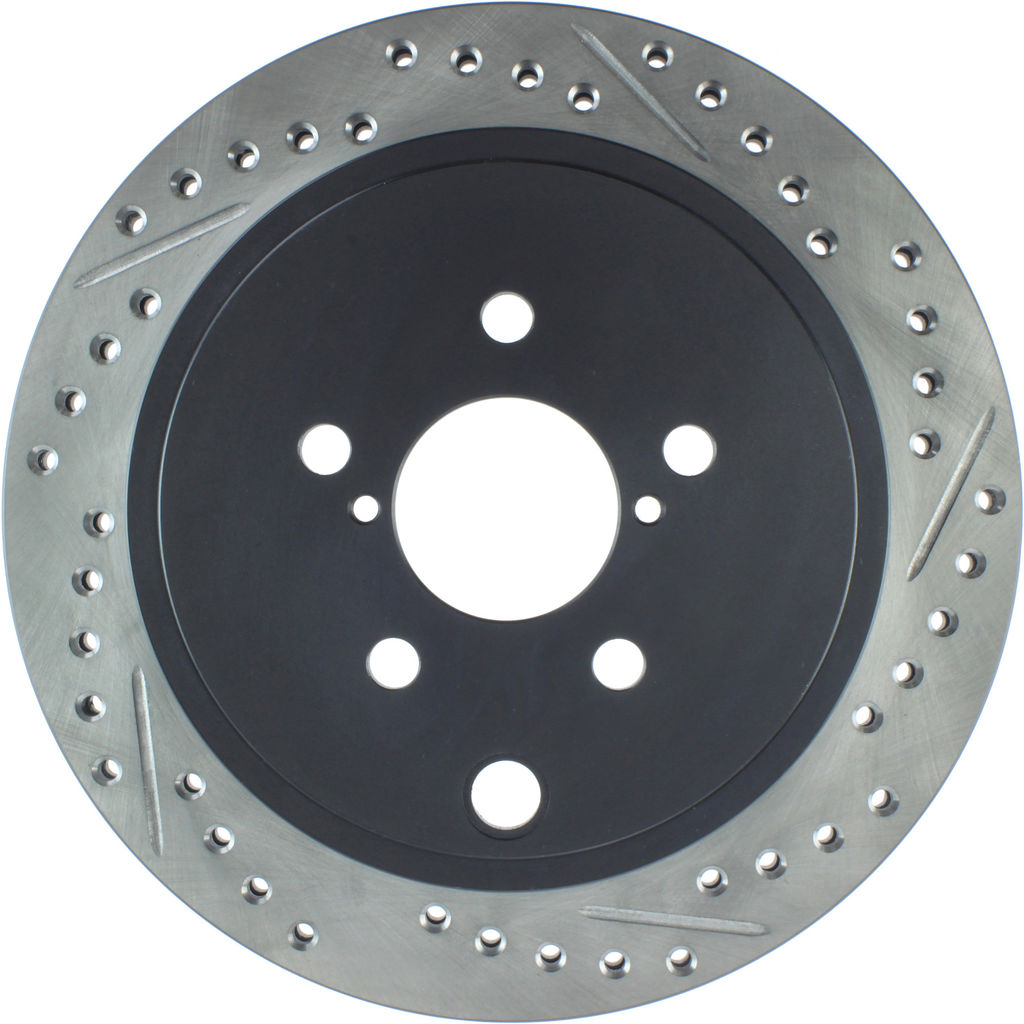 Stoptech 127.47031L - Sport Drilled and Slotted Brake Rotor