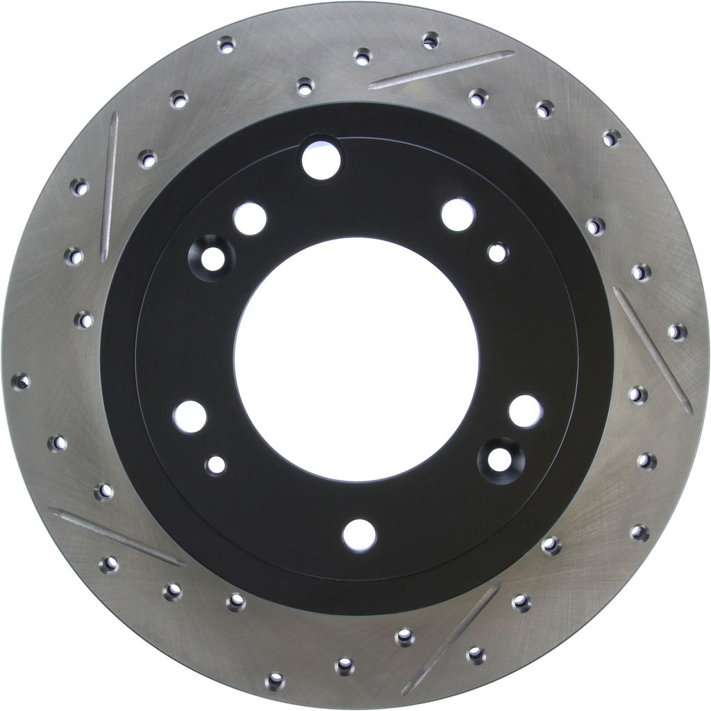 Stoptech 127.50009R - Sport Drilled and Slotted Brake Rotor