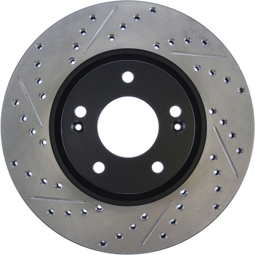 Stoptech 127.51020R - Sport Drilled and Slotted Brake Rotor