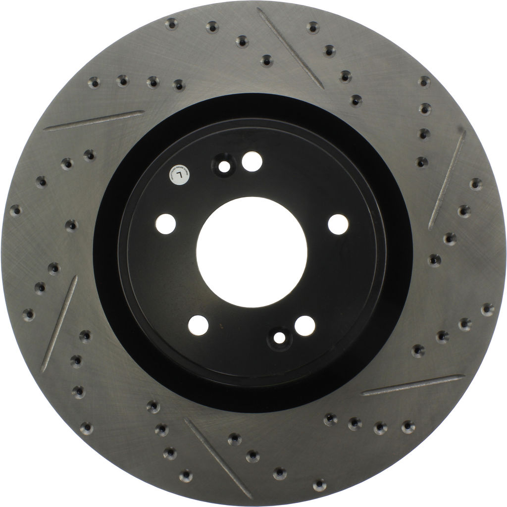 Stoptech 127.51036L - Sport Drilled and Slotted Brake Rotor