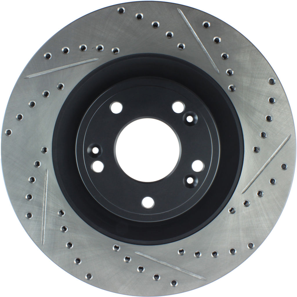 Stoptech 127.51042L - Sport Drilled and Slotted Brake Rotor