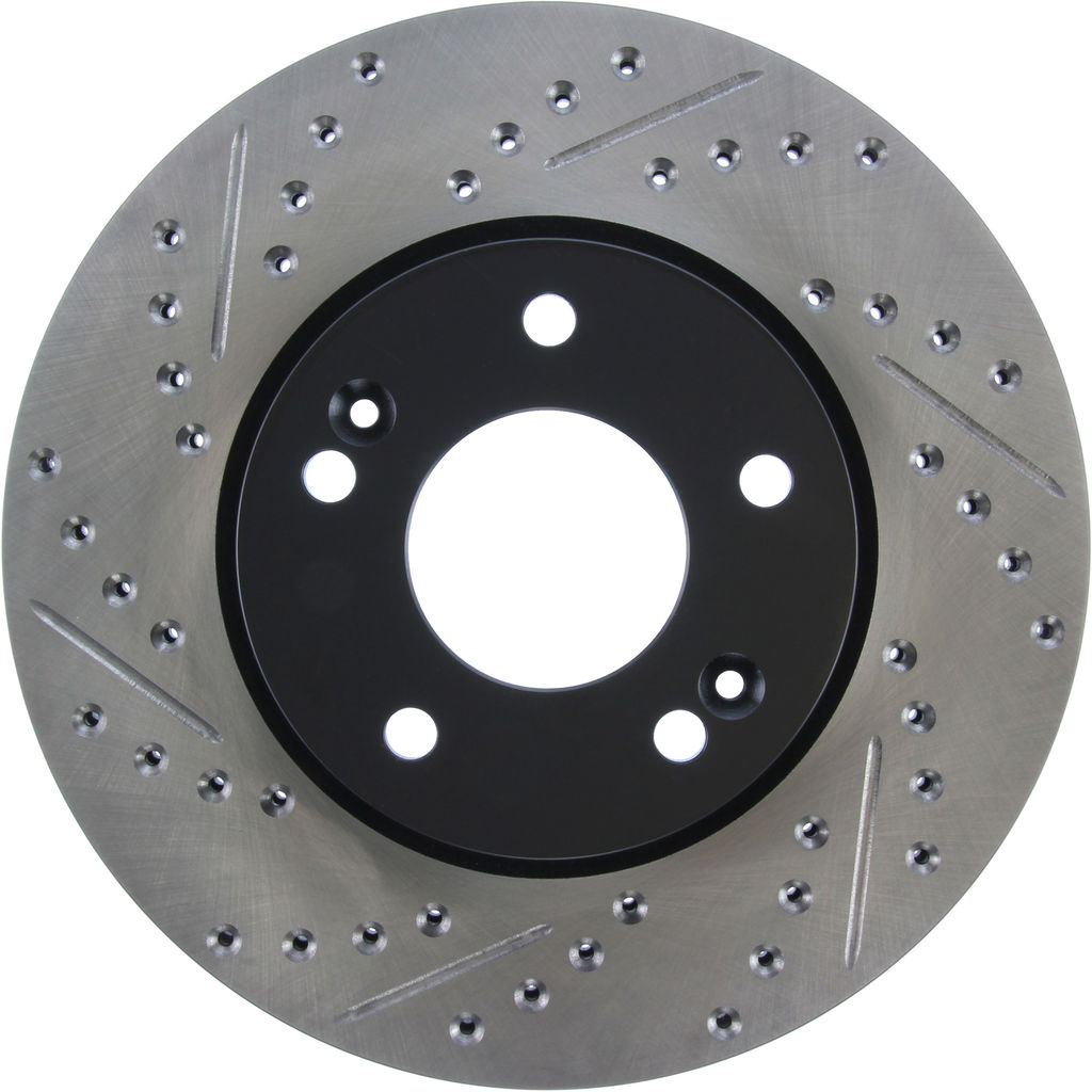 Stoptech 127.51044R - Sport Drilled and Slotted Brake Rotor