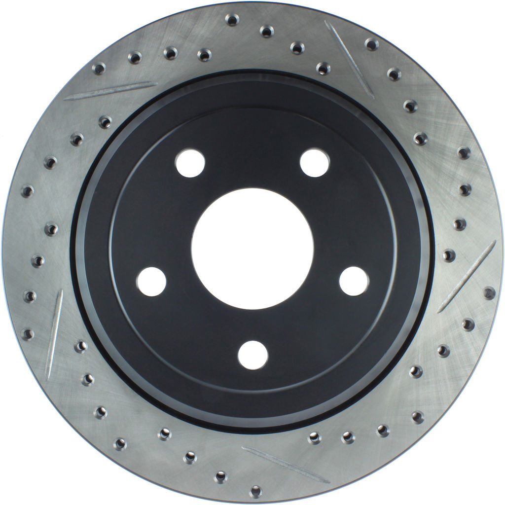 Stoptech 127.58007L - Sport Drilled and Slotted Brake Rotor