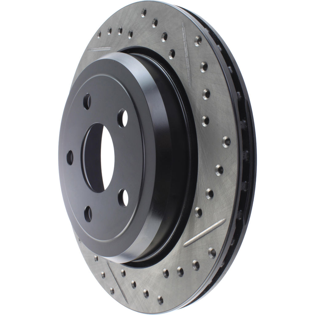 Stoptech 127.58007L - Sport Drilled and Slotted Brake Rotor