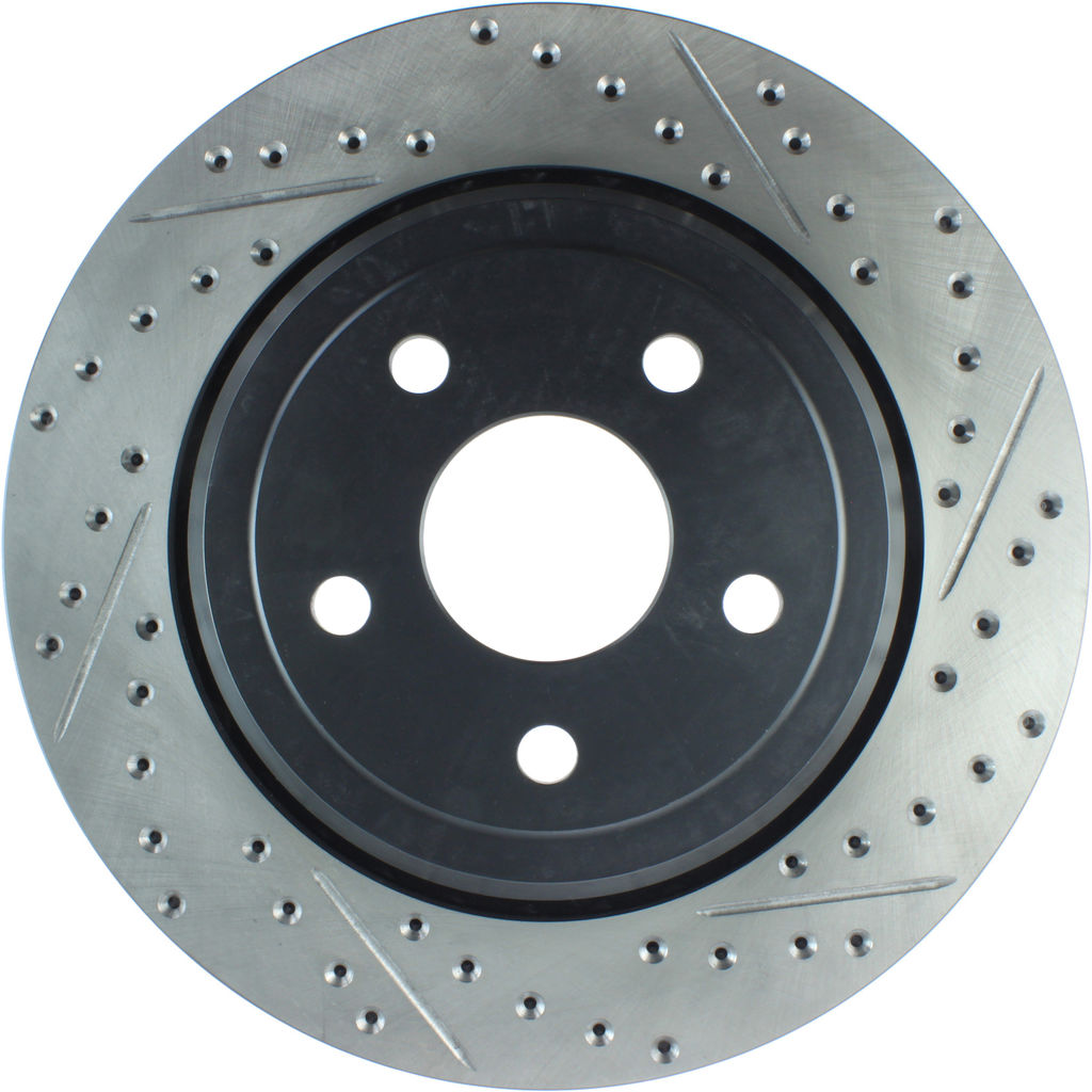 Stoptech 127.58009L - Sport Drilled and Slotted Brake Rotor