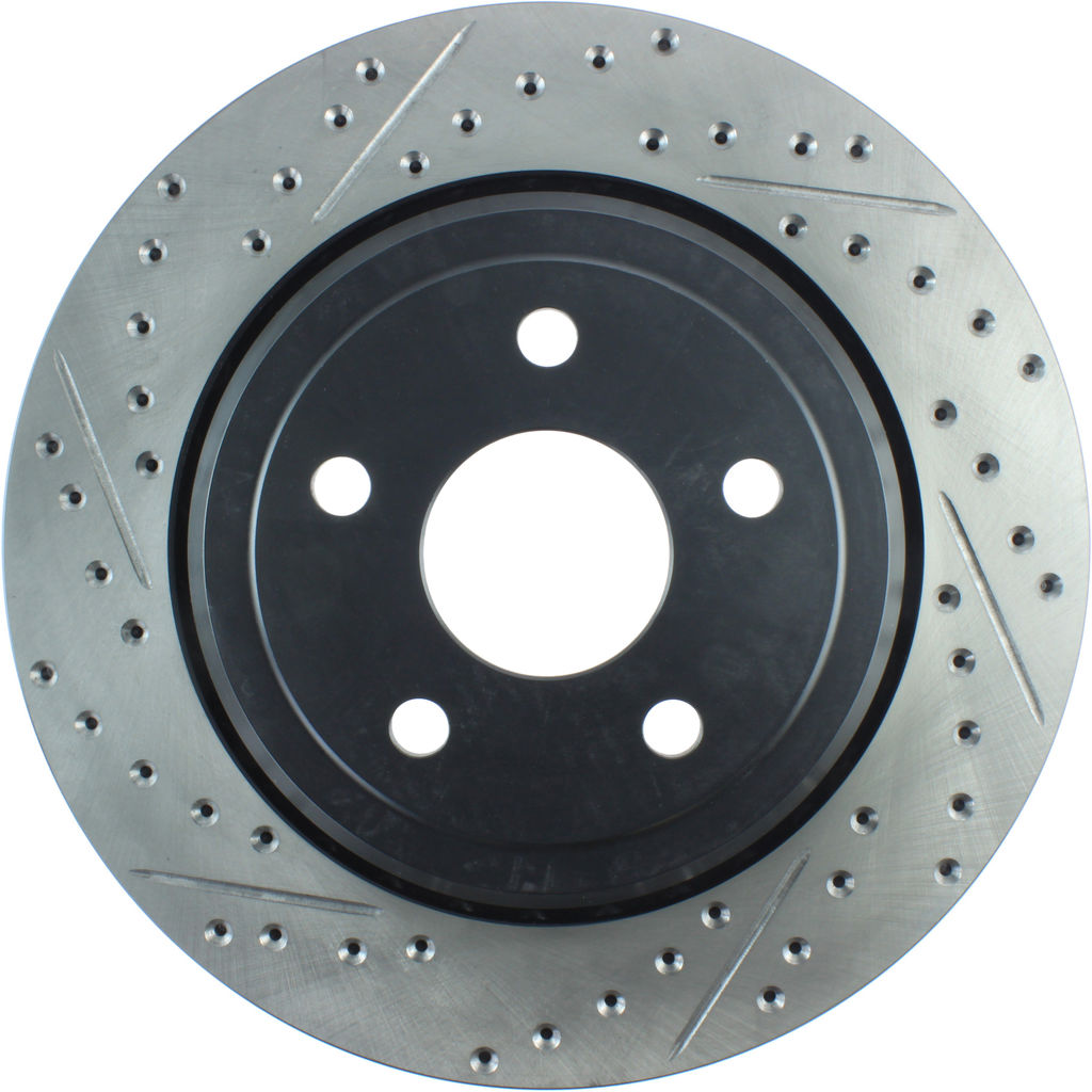 Stoptech 127.58009R - Sport Drilled and Slotted Brake Rotor