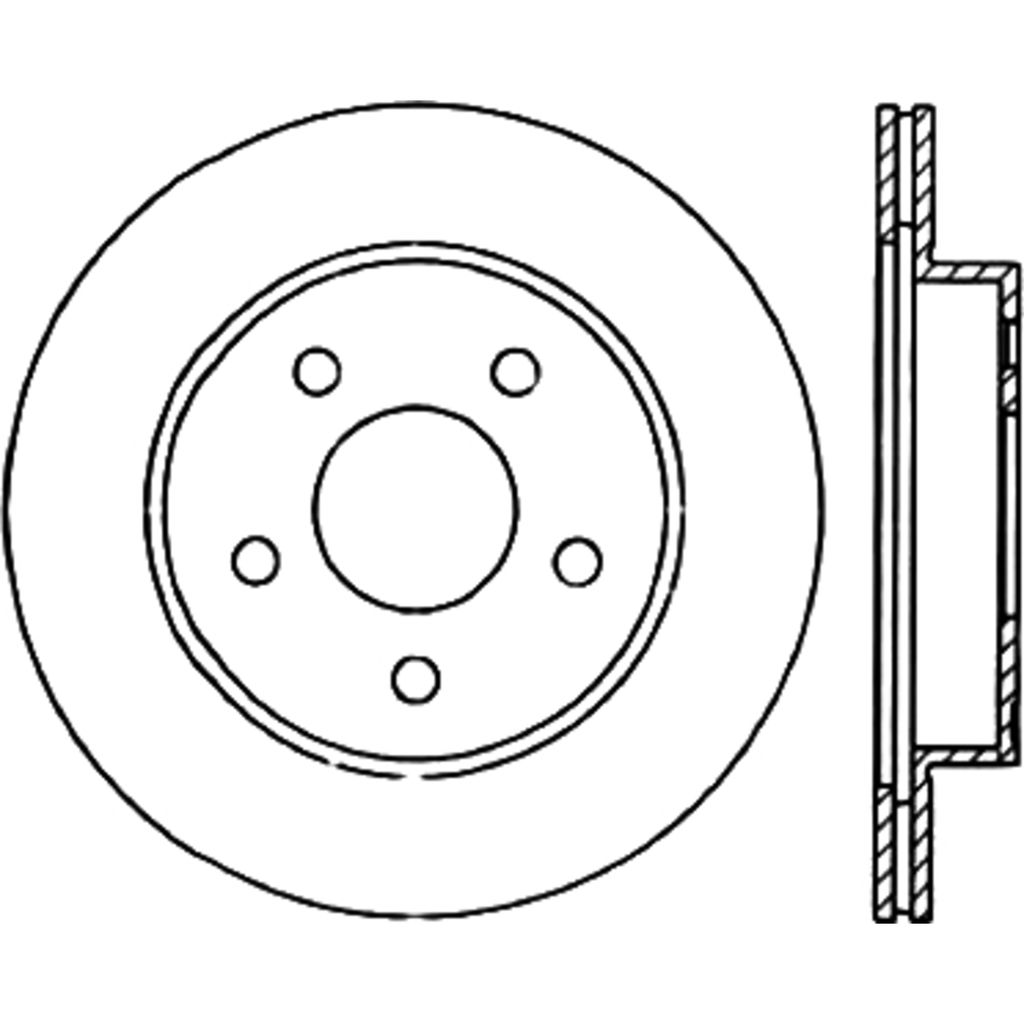 Sport Drilled and Slotted Brake Rotor