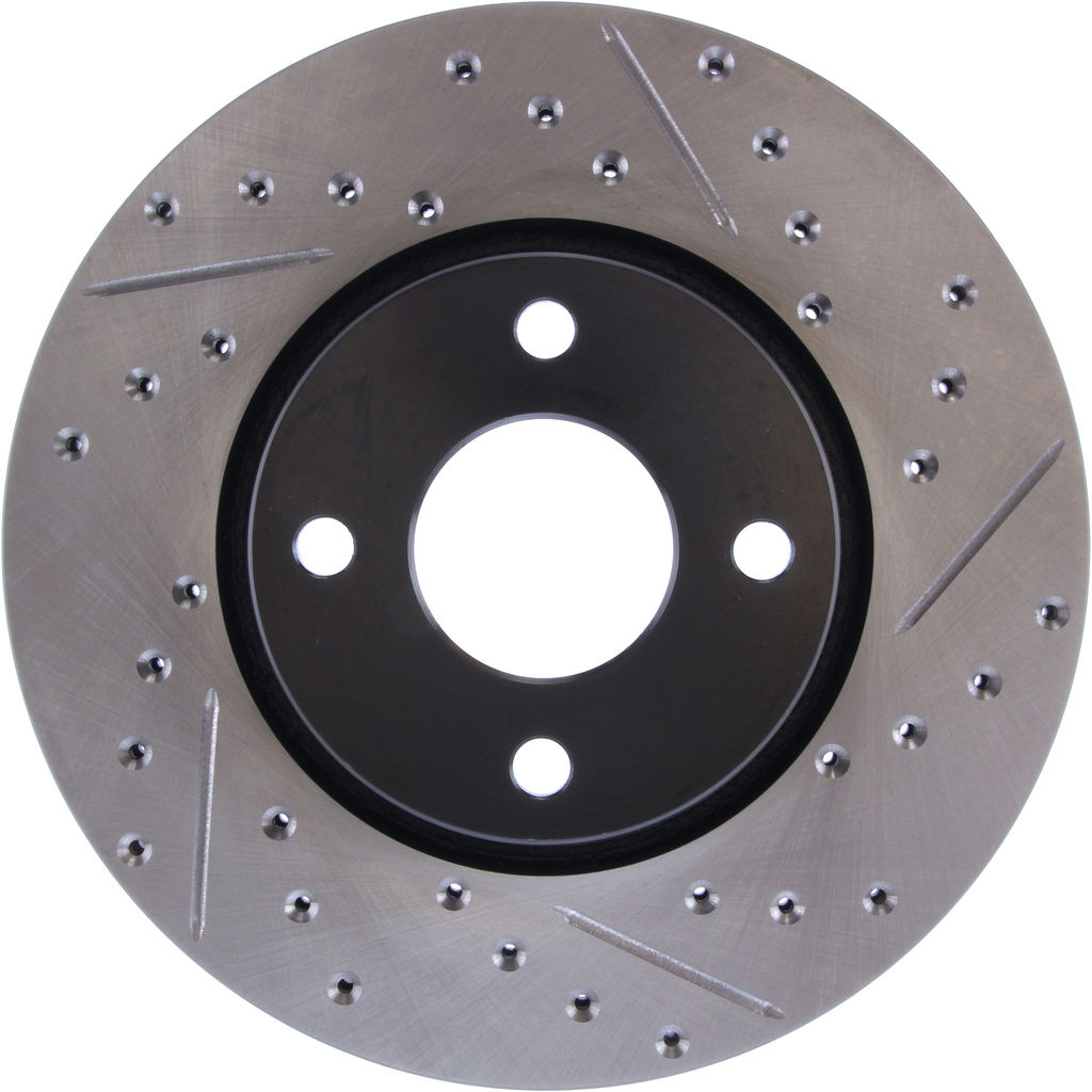 Stoptech 127.61056L - Sport Drilled and Slotted Brake Rotor