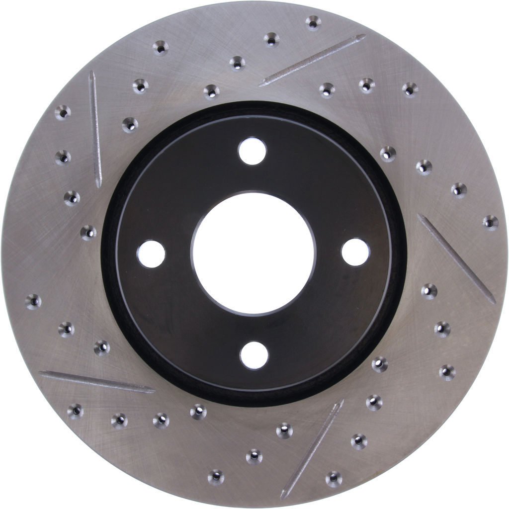 Stoptech 127.61056R - Sport Drilled and Slotted Brake Rotor