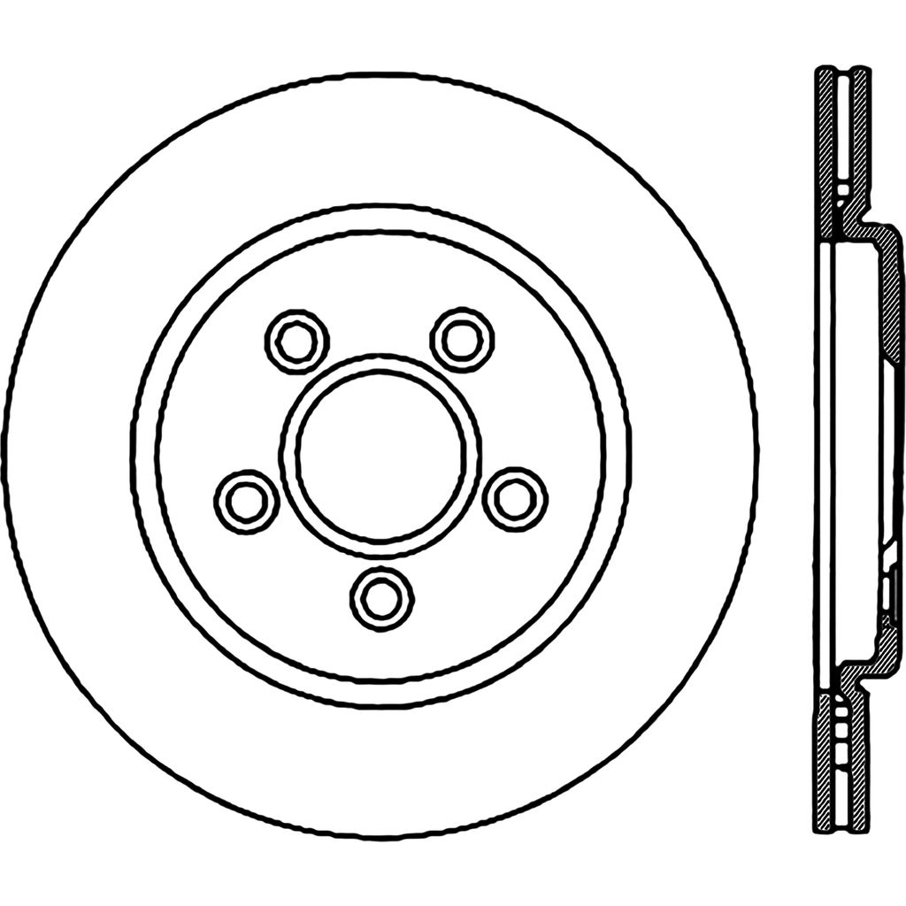 Sport Drilled and Slotted Brake Rotor