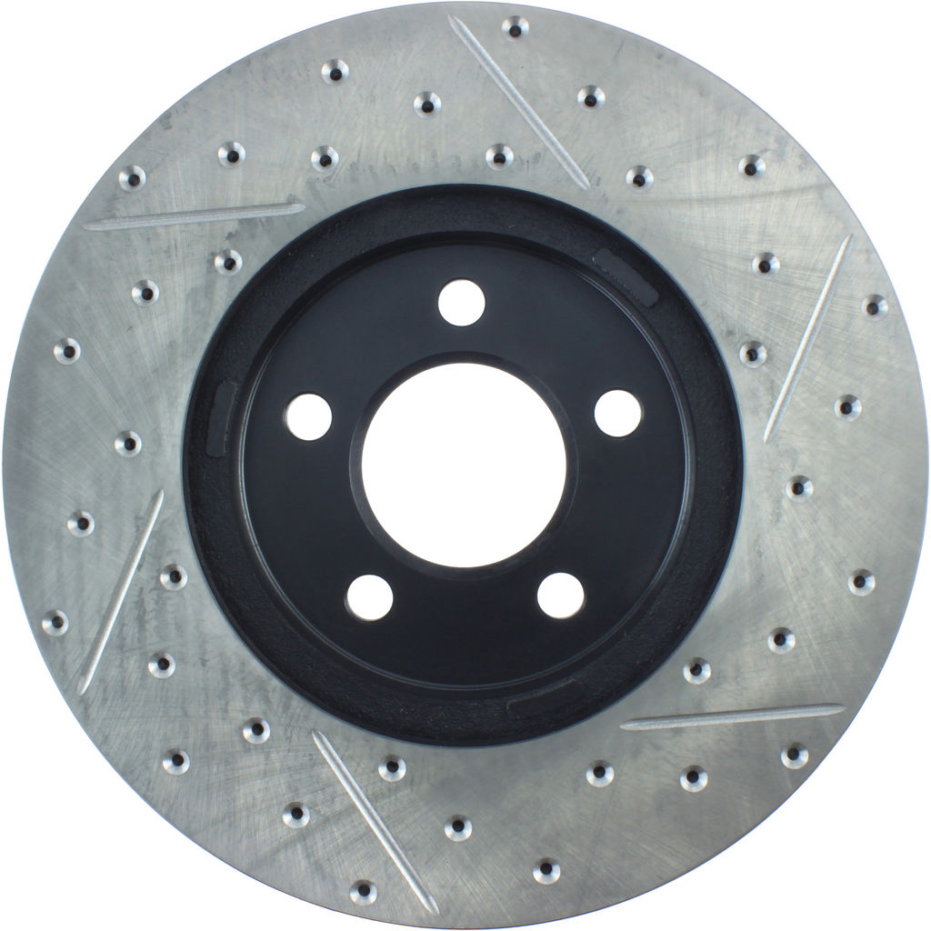 Stoptech 127.61072R - Sport Drilled and Slotted Brake Rotor