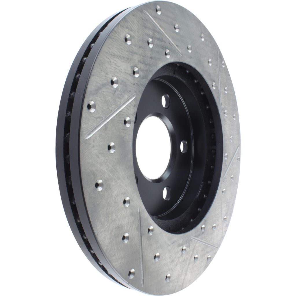 Stoptech 127.61072R - Sport Drilled and Slotted Brake Rotor