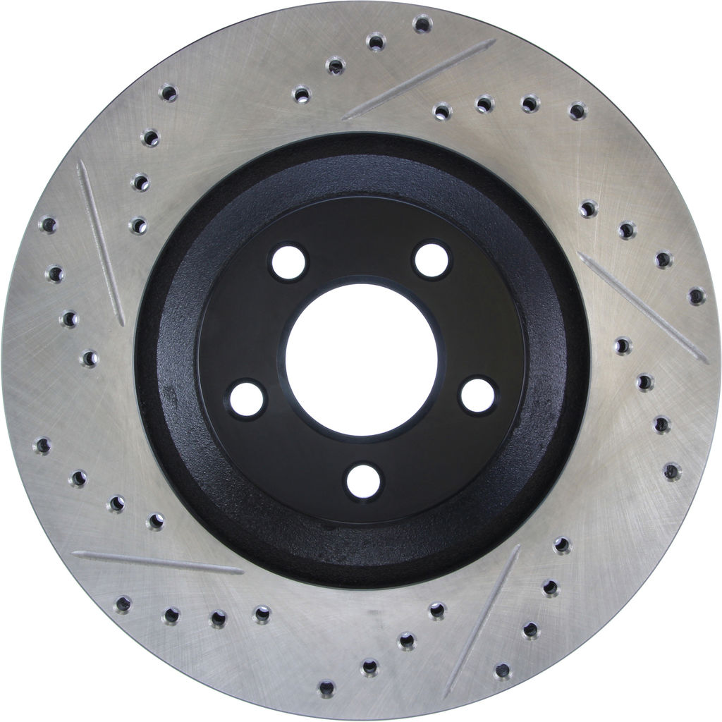 Stoptech 127.61086L - Sport Drilled and Slotted Brake Rotor