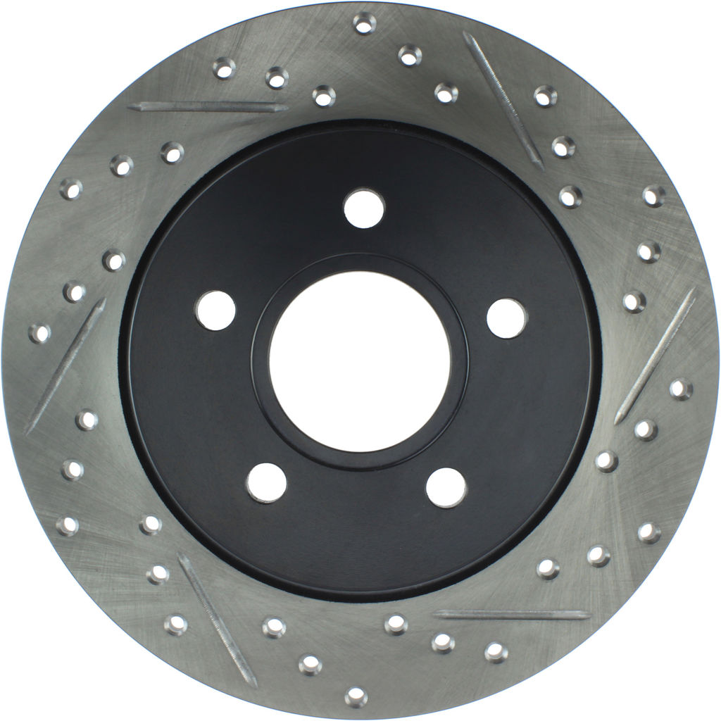 Stoptech 127.61099L - Sport Drilled and Slotted Brake Rotor