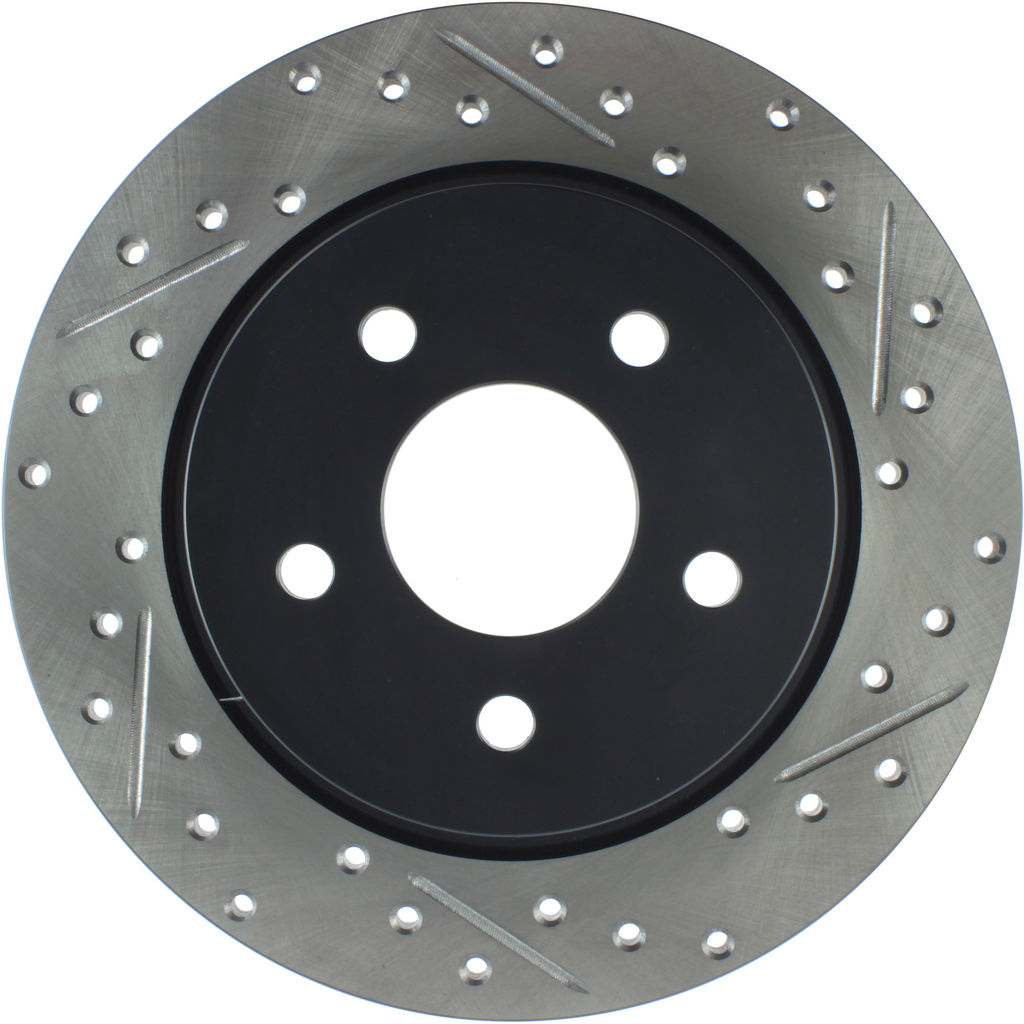 Stoptech 127.61101L - Sport Drilled and Slotted Brake Rotor