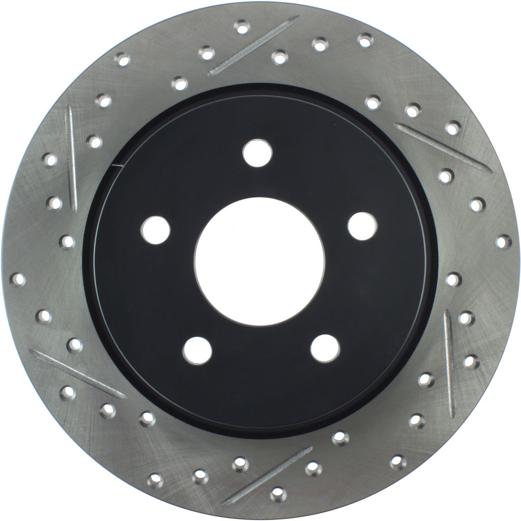 Stoptech 127.61101R - Sport Drilled and Slotted Brake Rotor