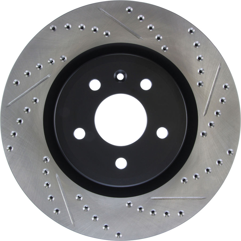 Stoptech 127.61102L - Sport Drilled and Slotted Brake Rotor