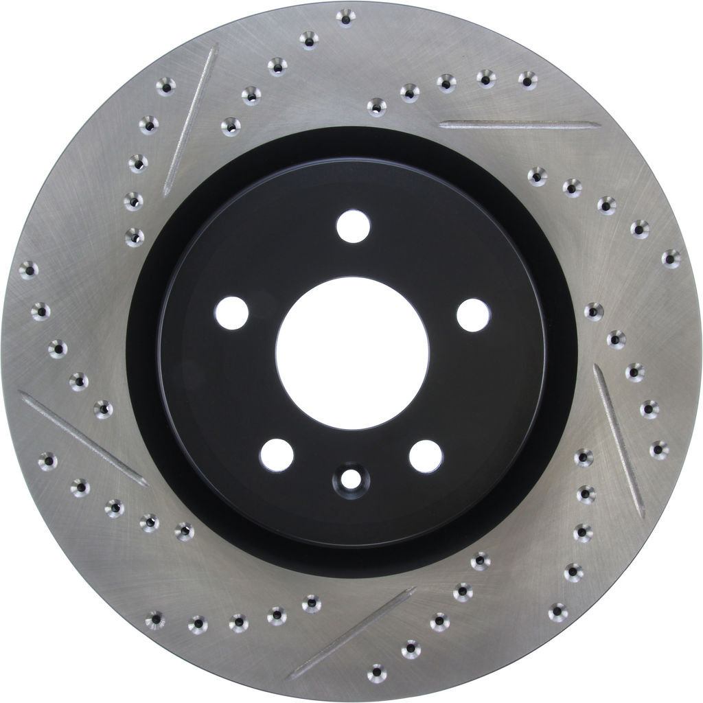 Stoptech 127.61102R - Sport Drilled and Slotted Brake Rotor