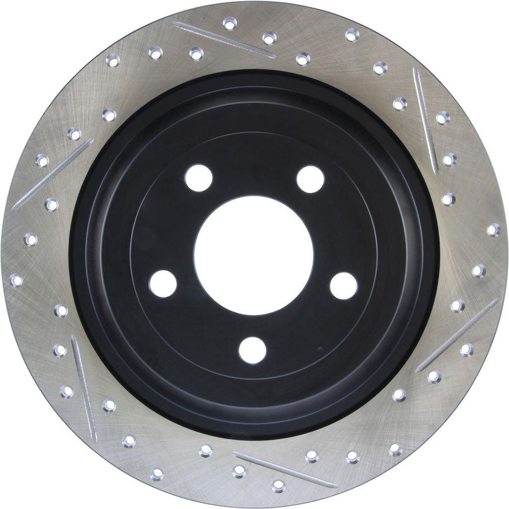 Stoptech 127.61111L - Sport Drilled and Slotted Brake Rotor