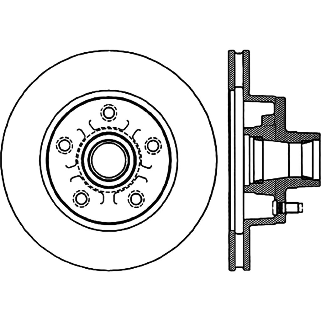 Sport Drilled and Slotted Brake Rotor