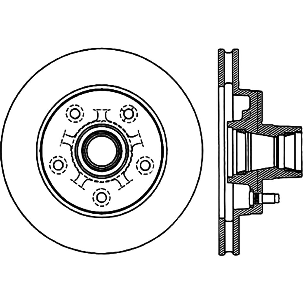 Sport Drilled and Slotted Brake Rotor