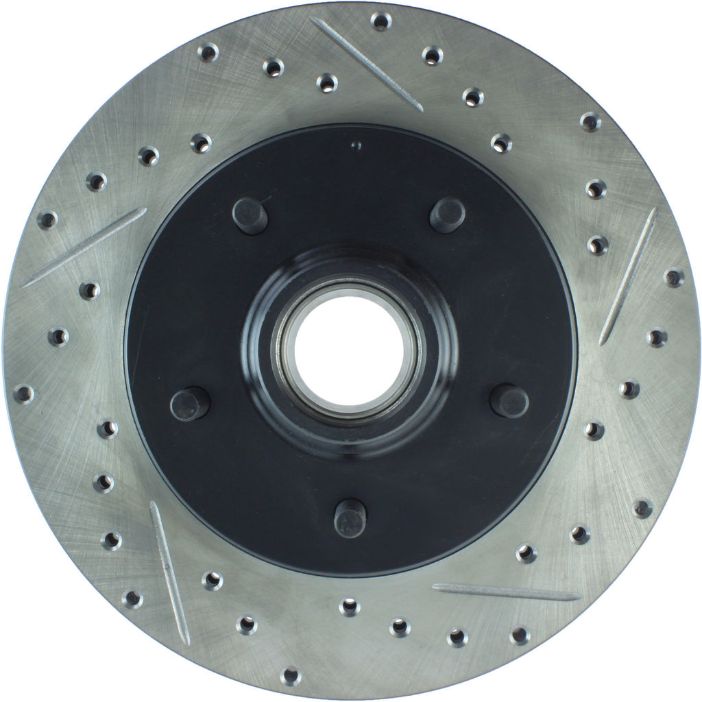 Stoptech 127.62035L - Sport Drilled and Slotted Brake Rotor
