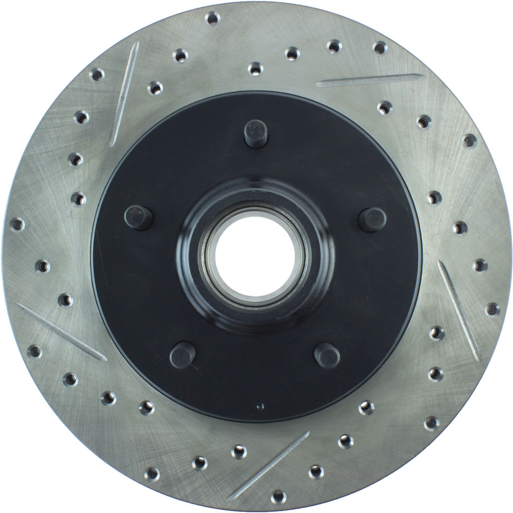 Stoptech 127.62035R - Sport Drilled and Slotted Brake Rotor