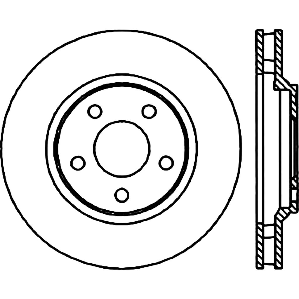Sport Drilled and Slotted Brake Rotor