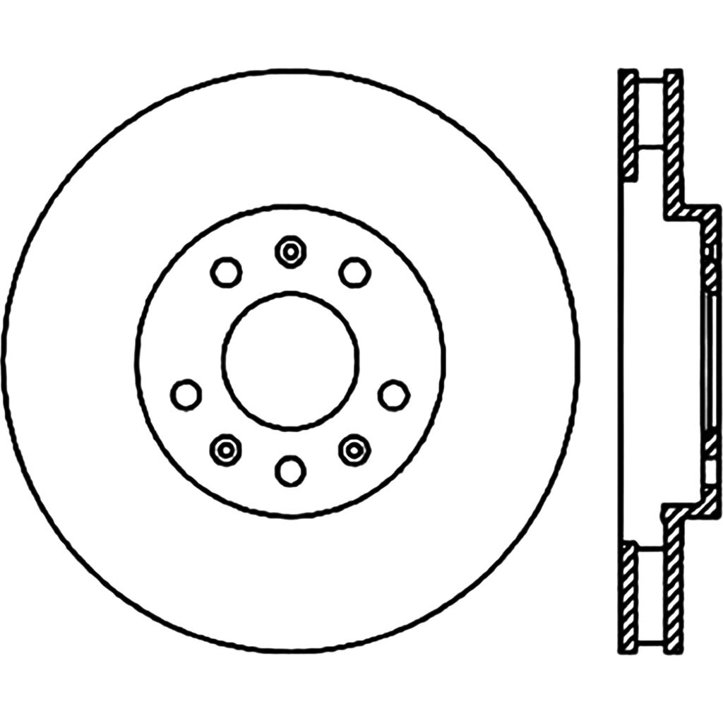 Sport Drilled and Slotted Brake Rotor