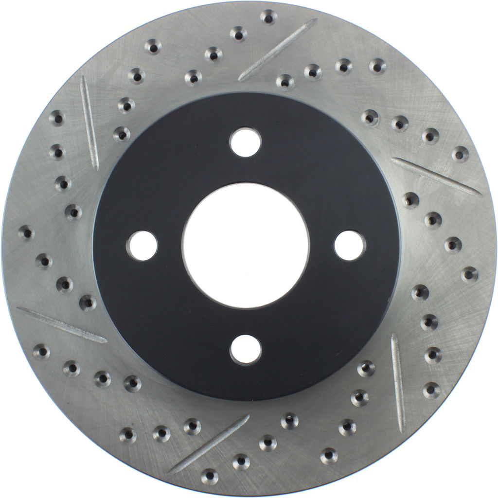 Stoptech 127.62072R - Sport Drilled and Slotted Brake Rotor