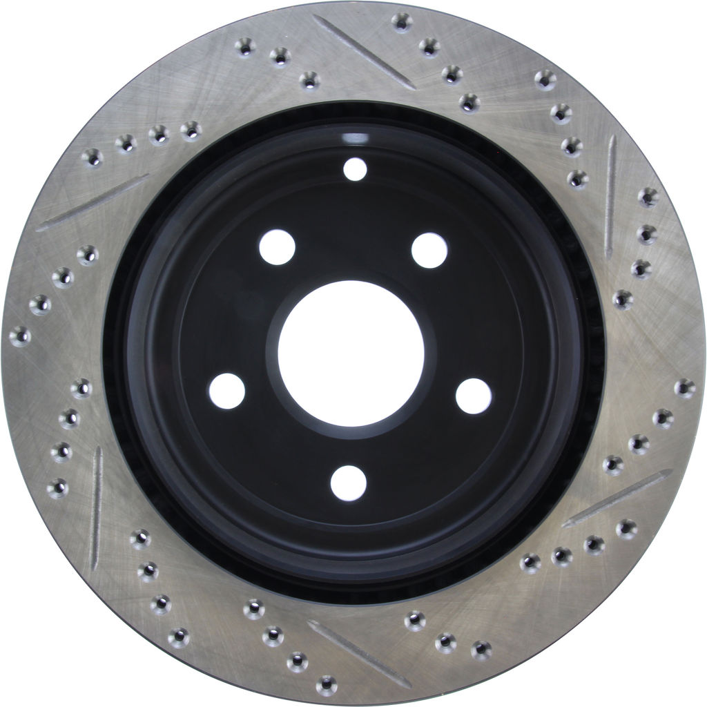 Stoptech 127.62111R - Sport Drilled and Slotted Brake Rotor