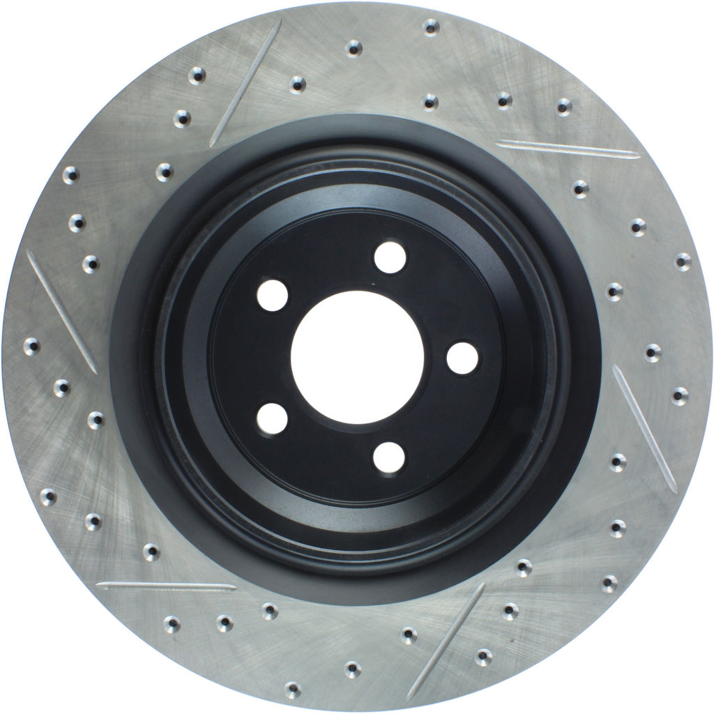 Stoptech 127.63064L - Sport Drilled And Slotted Rotor