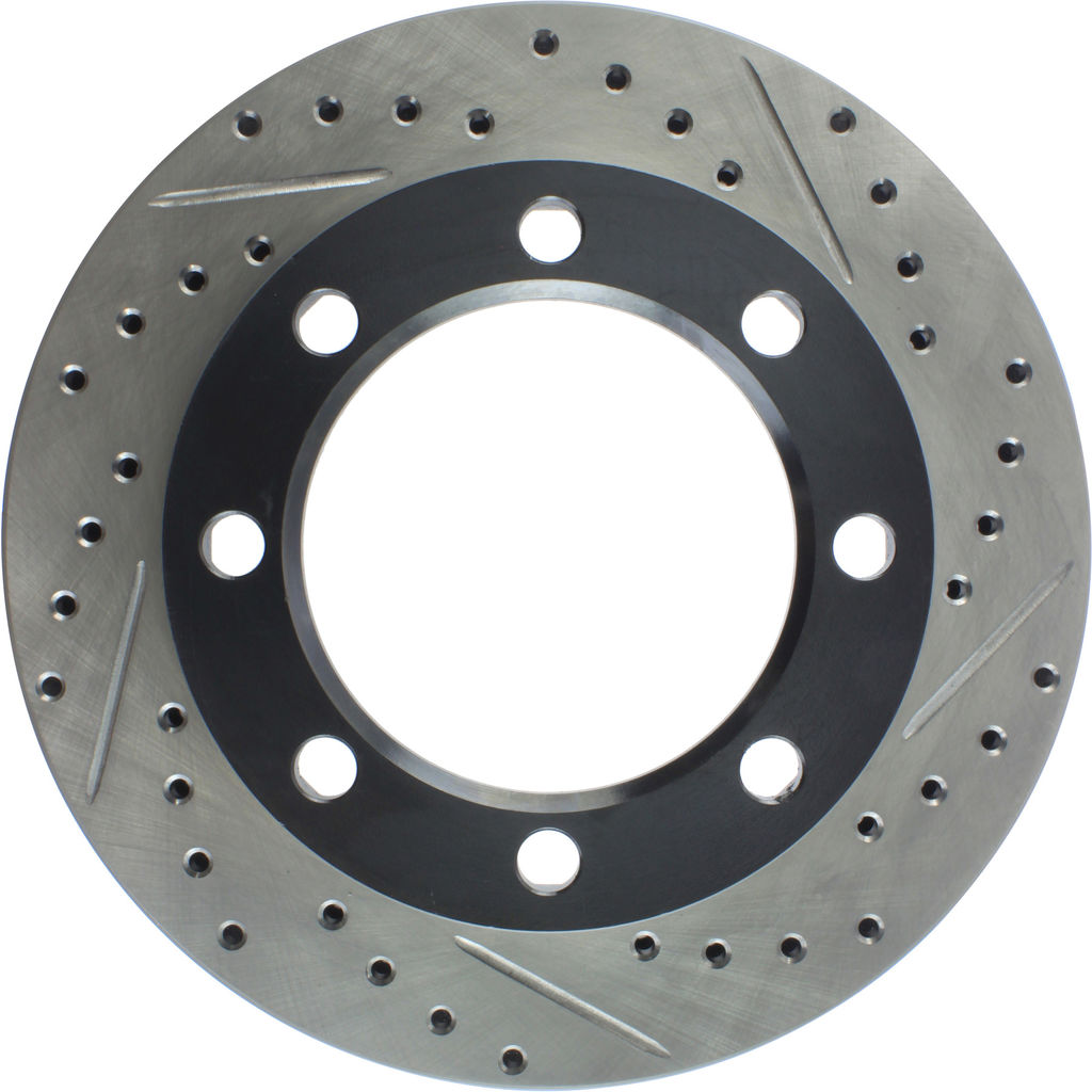 Stoptech 127.65012L - Sport Drilled and Slotted Brake Rotor