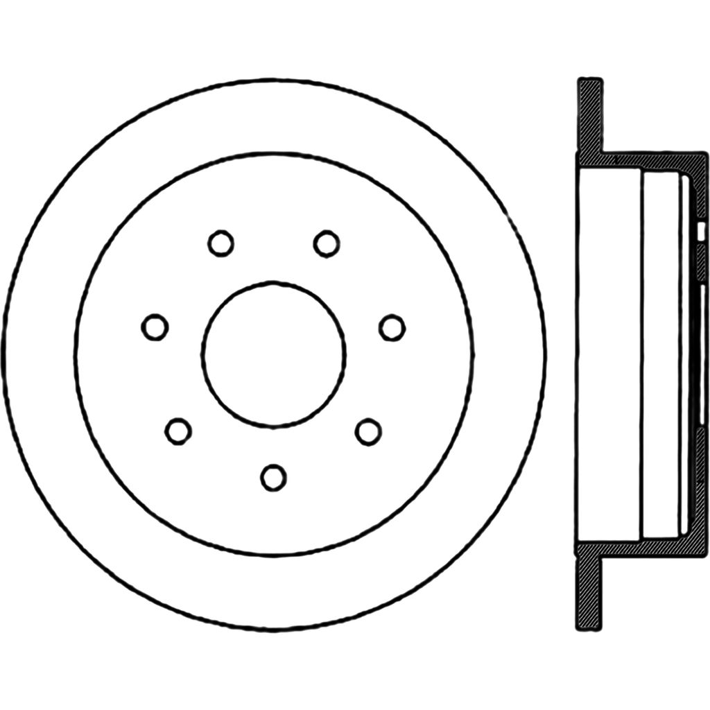 Sport Drilled and Slotted Brake Rotor