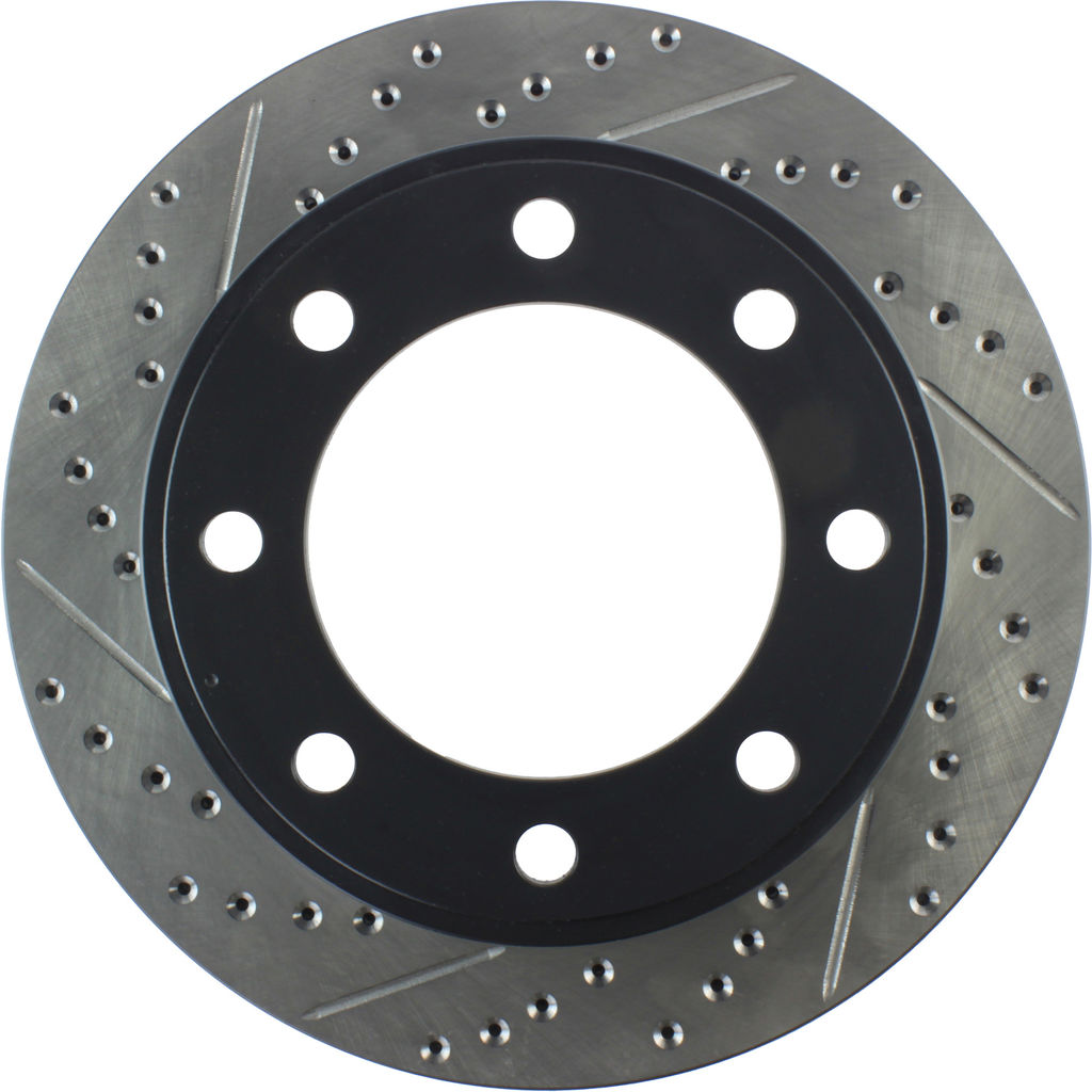 Stoptech 127.65086R - Sport Drilled and Slotted Brake Rotor