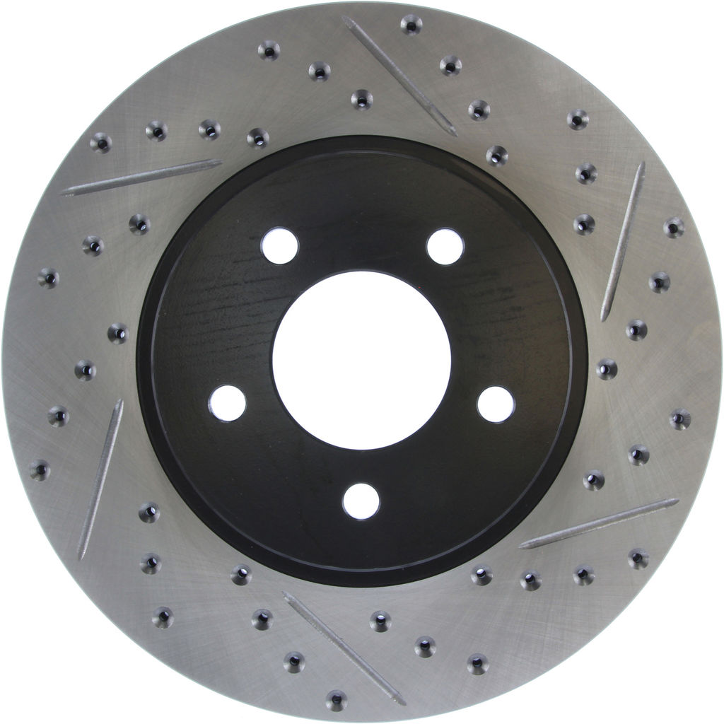 Stoptech 127.65107L - Sport Drilled and Slotted Brake Rotor