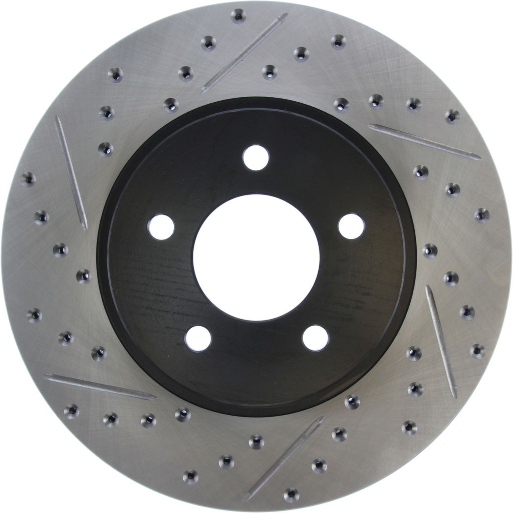 Stoptech 127.65107R - Sport Drilled and Slotted Brake Rotor