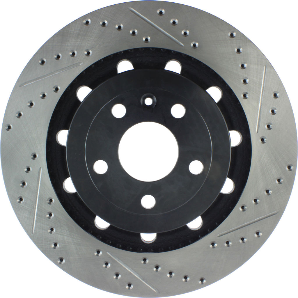 Stoptech 127.65136L - Sport Drilled and Slotted Brake Rotor
