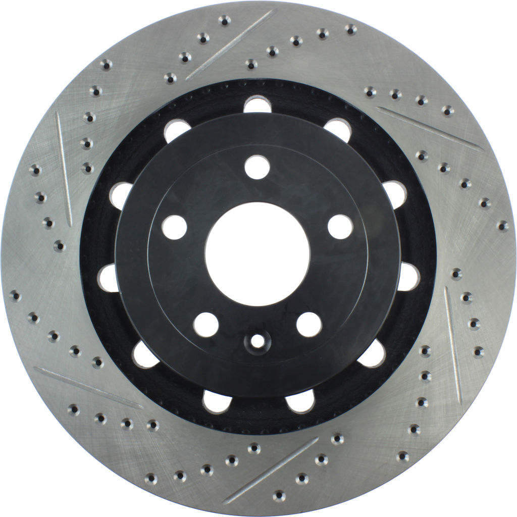Stoptech 127.65136R - Sport Drilled and Slotted Brake Rotor
